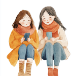 u6327374328_two_Korean_middle_school_friends_sitting_close_to_e881c5be-85bc-4686-bbfd-af7dd78e9cc6_3